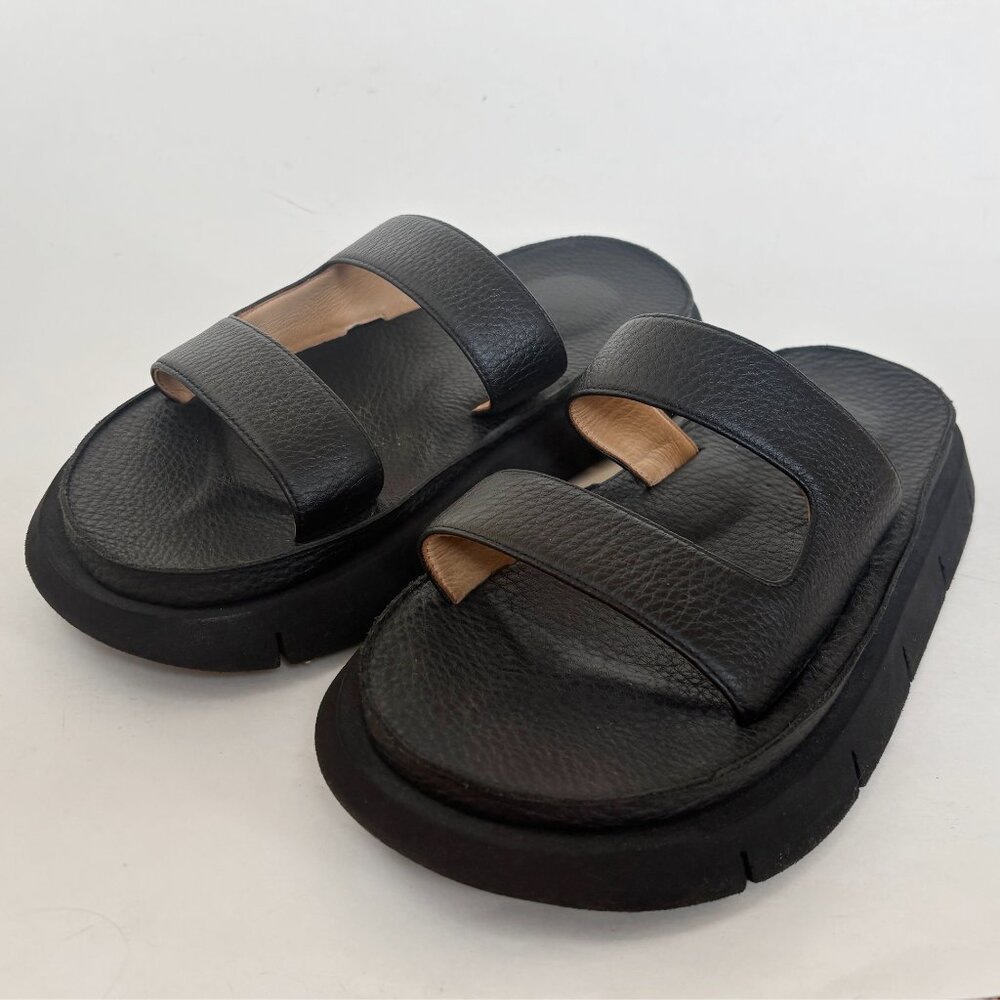 Marsèll Intagliato Scalzato Black Chunky Slider Sandals size - Picture 2 of 9